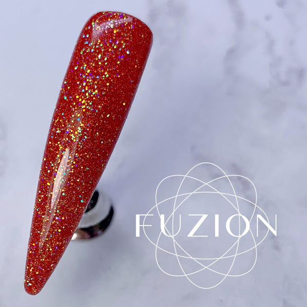Fuzion Sparklez Gel - Fire - Creata Beauty - Professional Beauty Products