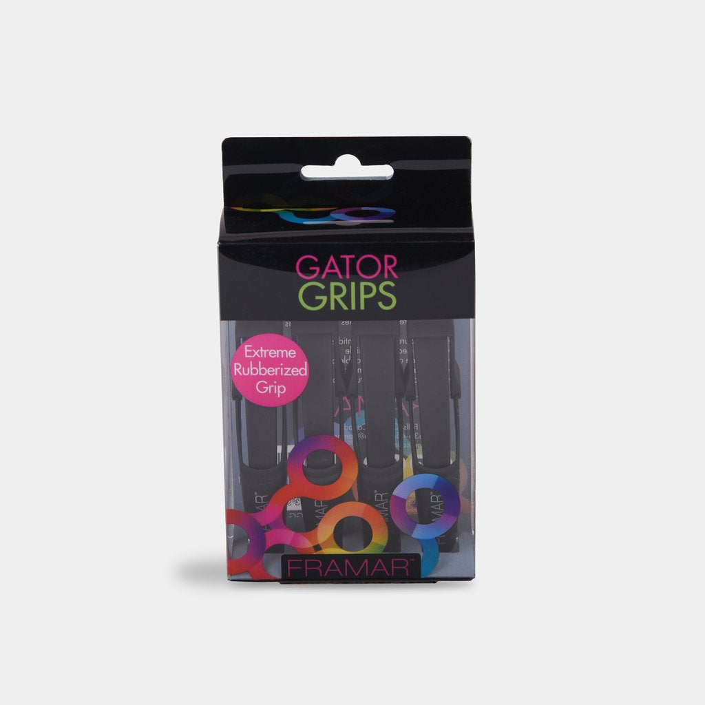 Framar Clips - Gator Grips (Black) - Creata Beauty - Professional Beauty Products