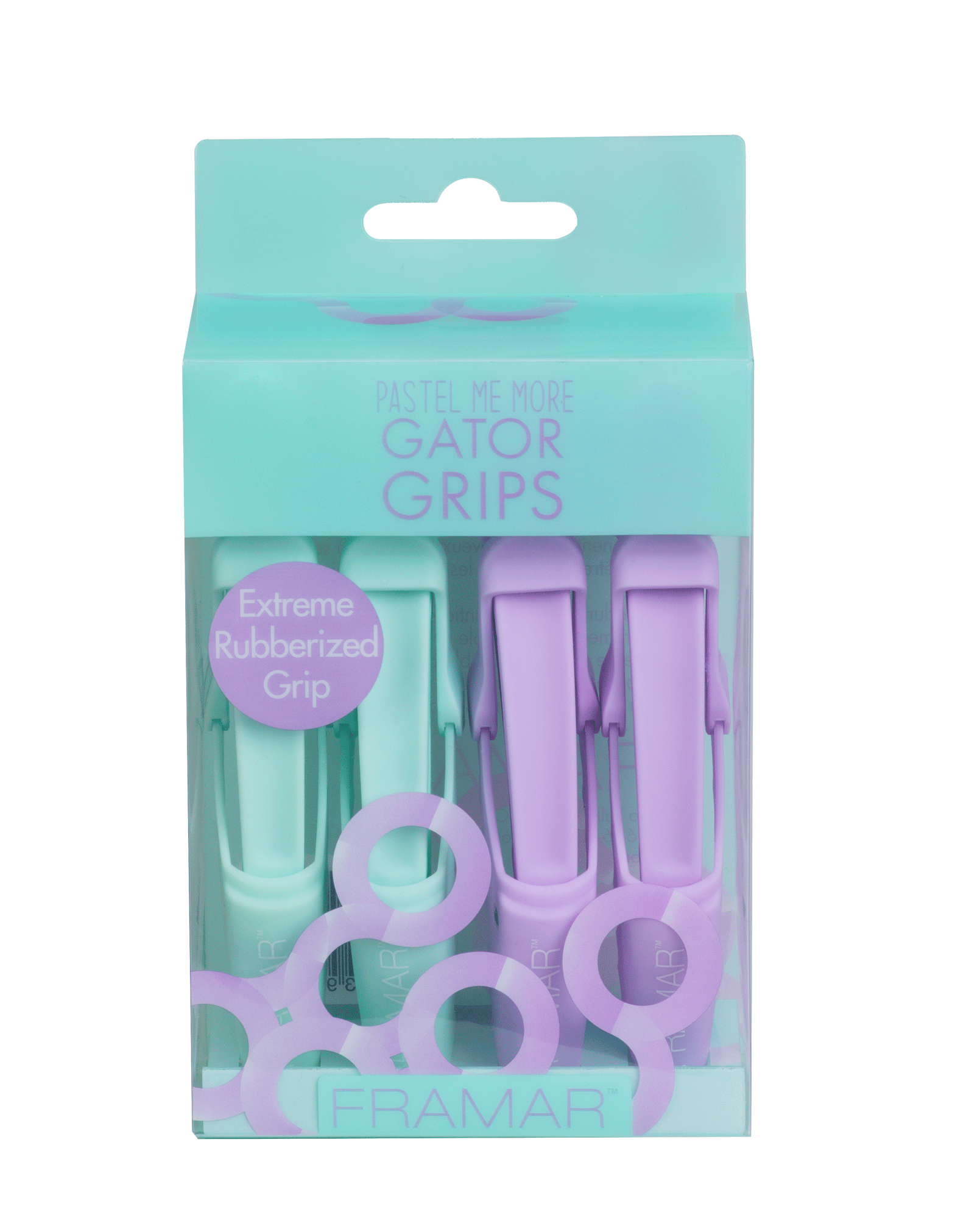 Framar Clips - Gator Grips (Pastel Me More) - Creata Beauty - Professional Beauty Products