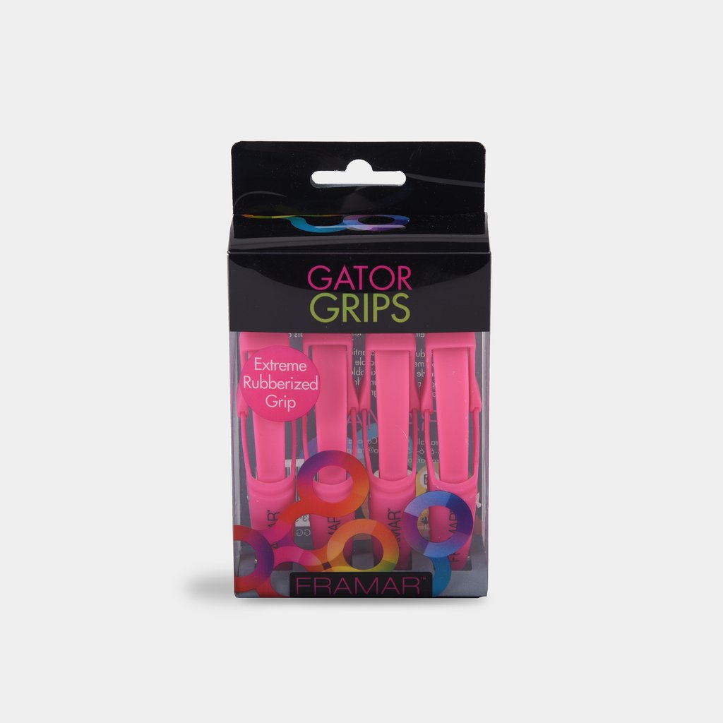 Framar Clips - Gator Grips (Pink) - Creata Beauty - Professional Beauty Products