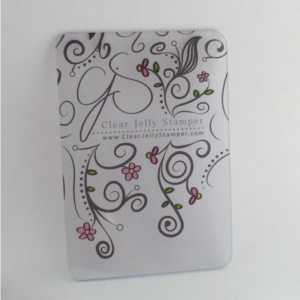 Clear Jelly Stamper - Credit Card Style Scrapers - Creata Beauty - Professional Beauty Products