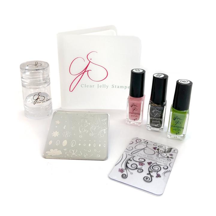 Clear Jelly Stamper - Lil' Bling Jr. Starter Kit - Creata Beauty - Professional Beauty Products