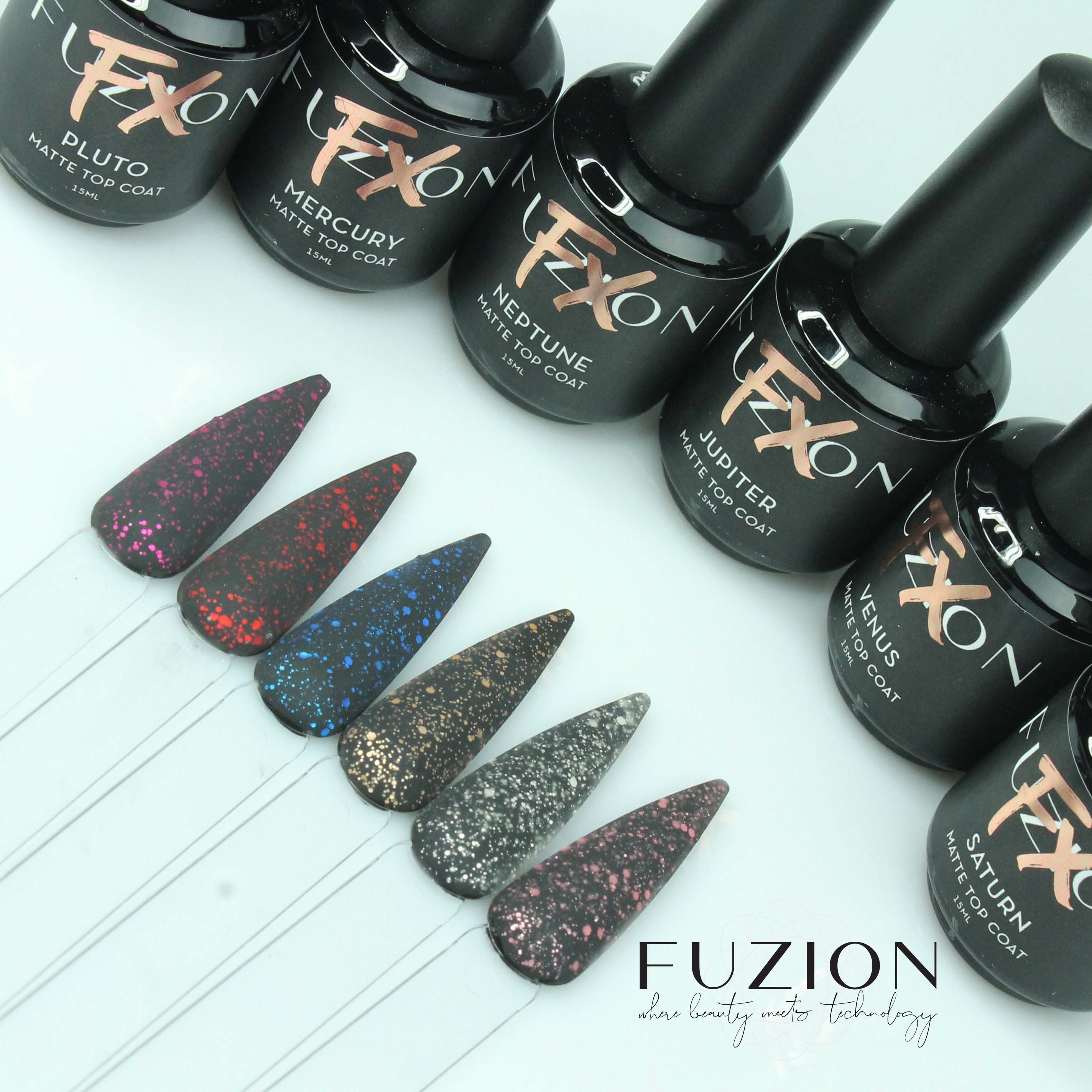 Fuzion FX - Matte Top Coat Collection - Creata Beauty - Professional Beauty Products
