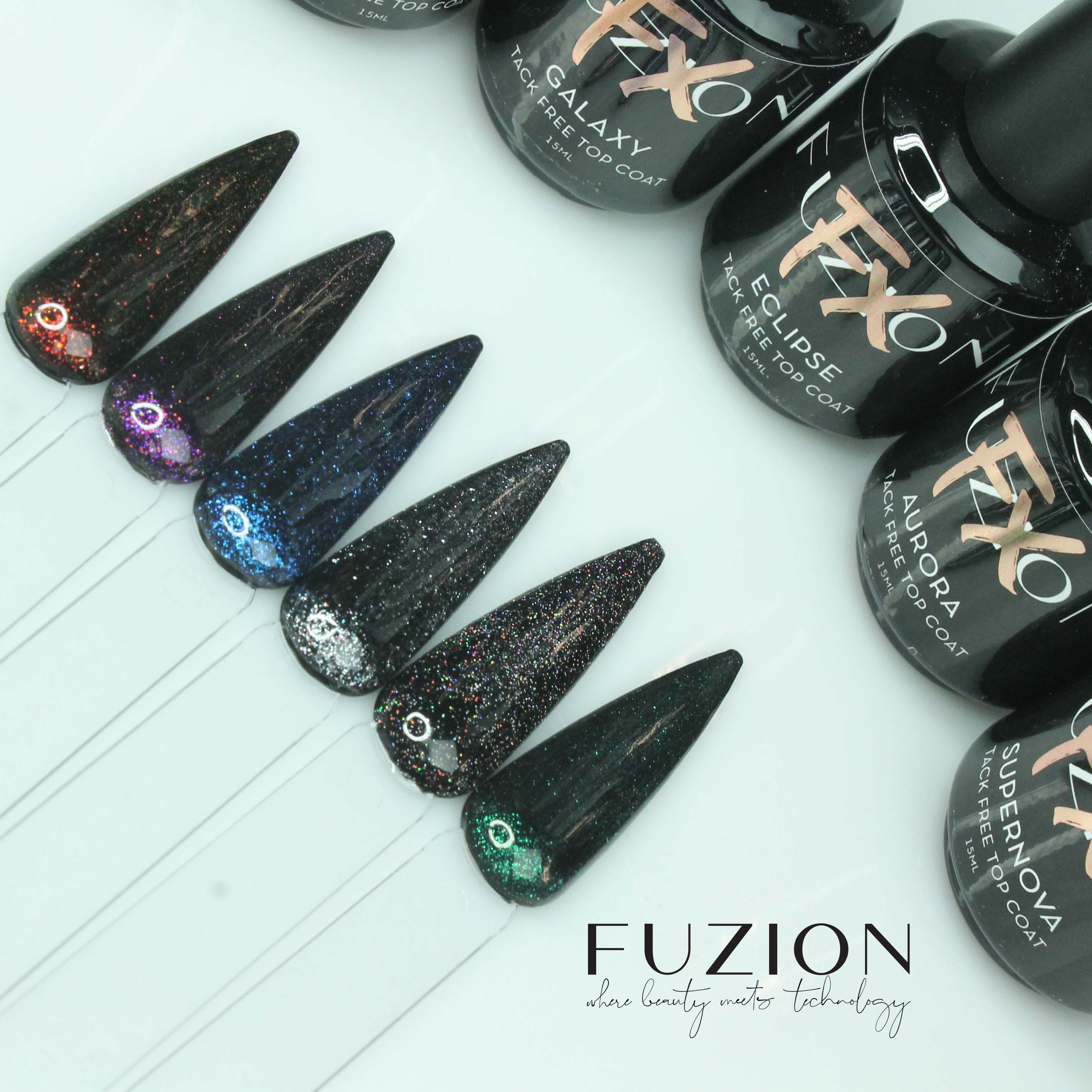 Fuzion FX - Shine Top Coat Collection - Creata Beauty - Professional Beauty Products