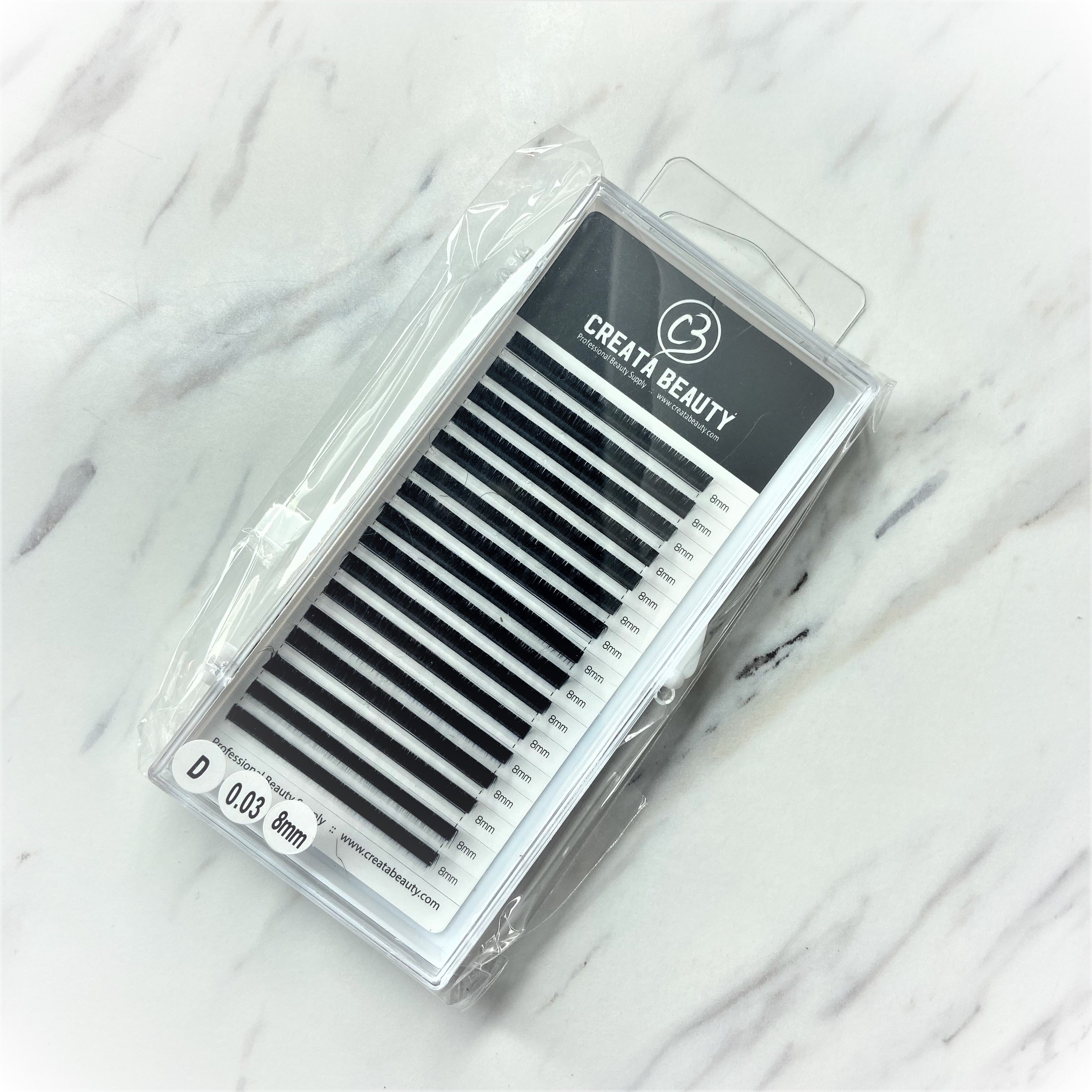 Creata Beauty Signature D-Curl Lash Tray - 0.03mm - Creata Beauty - Professional Beauty Products