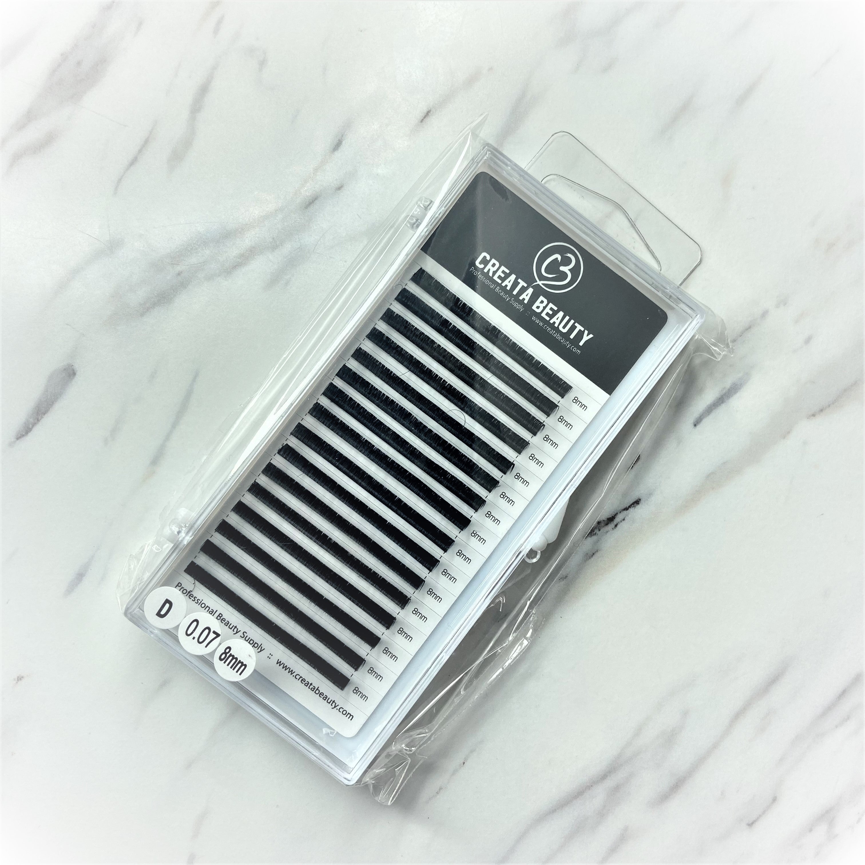 Creata Beauty Signature D-Curl Lash Tray - 0.07mm - Creata Beauty - Professional Beauty Products