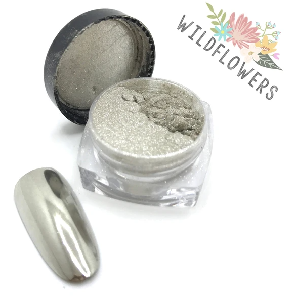 Wildflowers Pigment - Silver Chrome - Creata Beauty - Professional Beauty Products