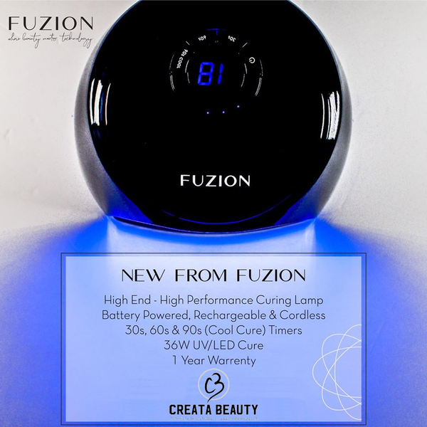 Fuzion Smart Rechargeable Dual Cure Lamp UV/LED - Creata Beauty - Professional Beauty Products