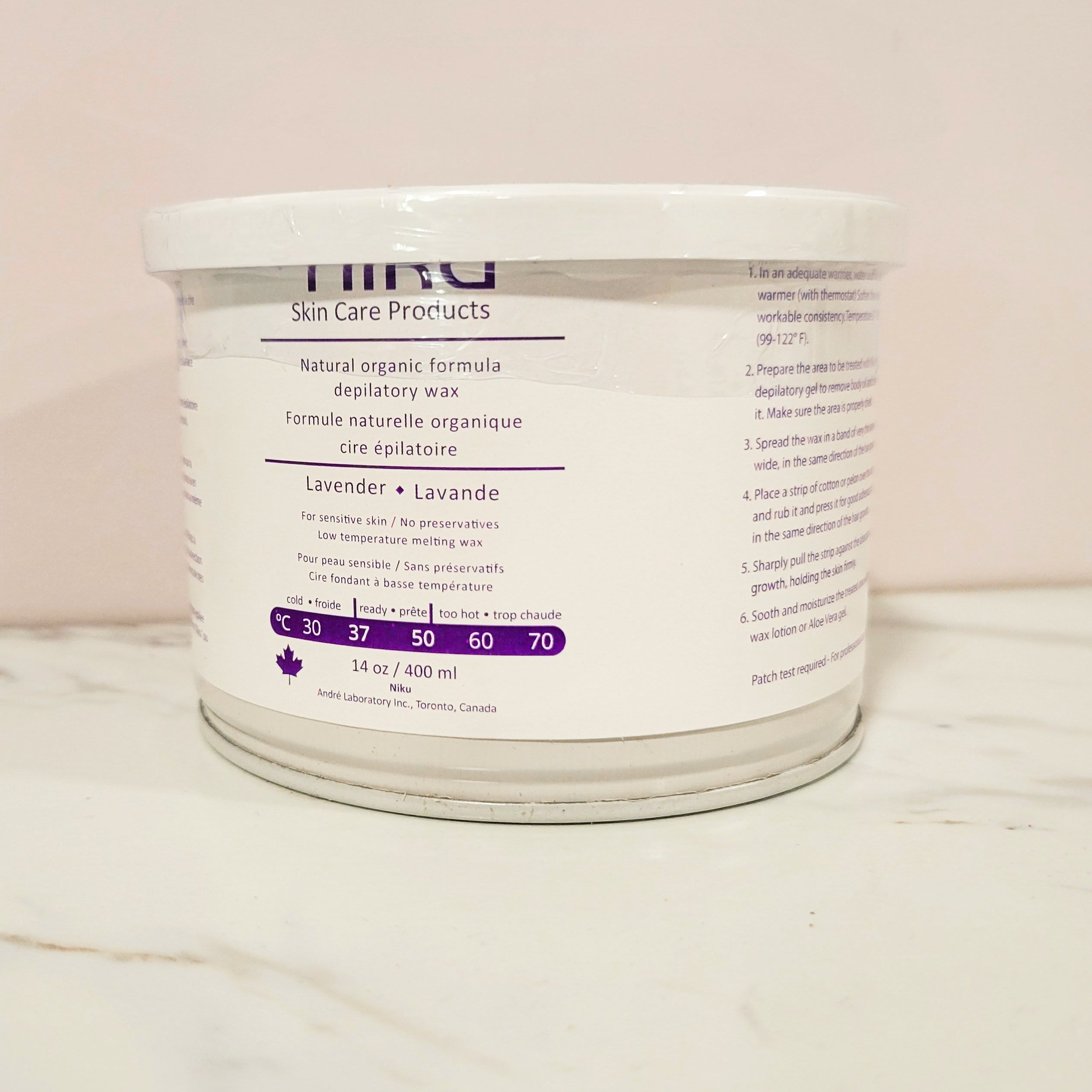 NIKU Wax - Lavender 400ml - Creata Beauty - Professional Beauty Products