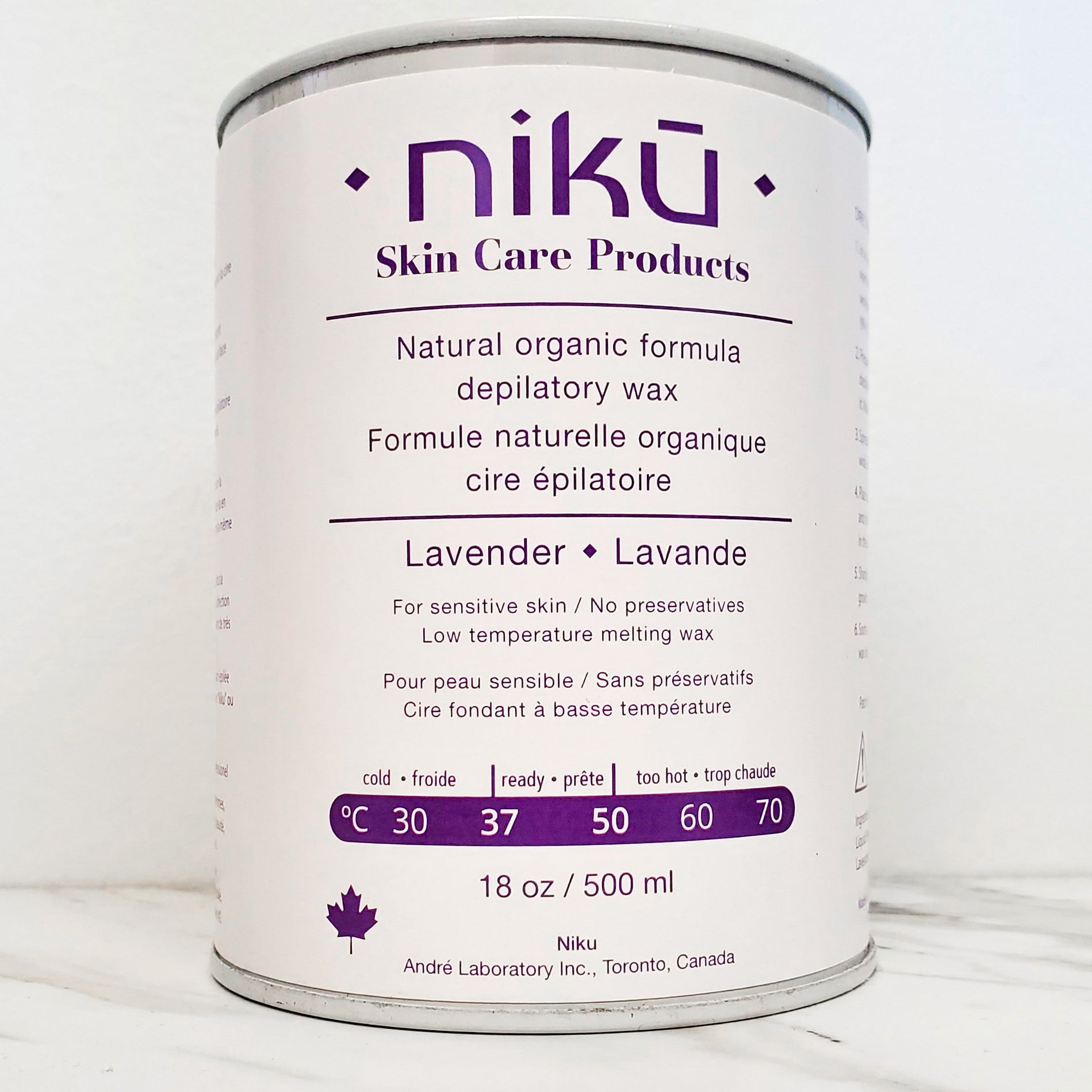 NIKU Wax - Lavender 500ml - Creata Beauty - Professional Beauty Products