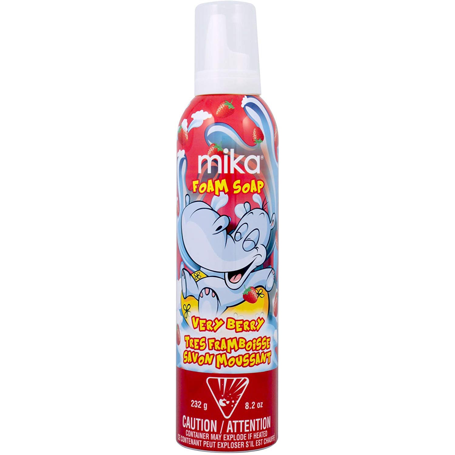 Mika Foam Soap Spray - Very Berry (232g) - Creata Beauty - Professional Beauty Products