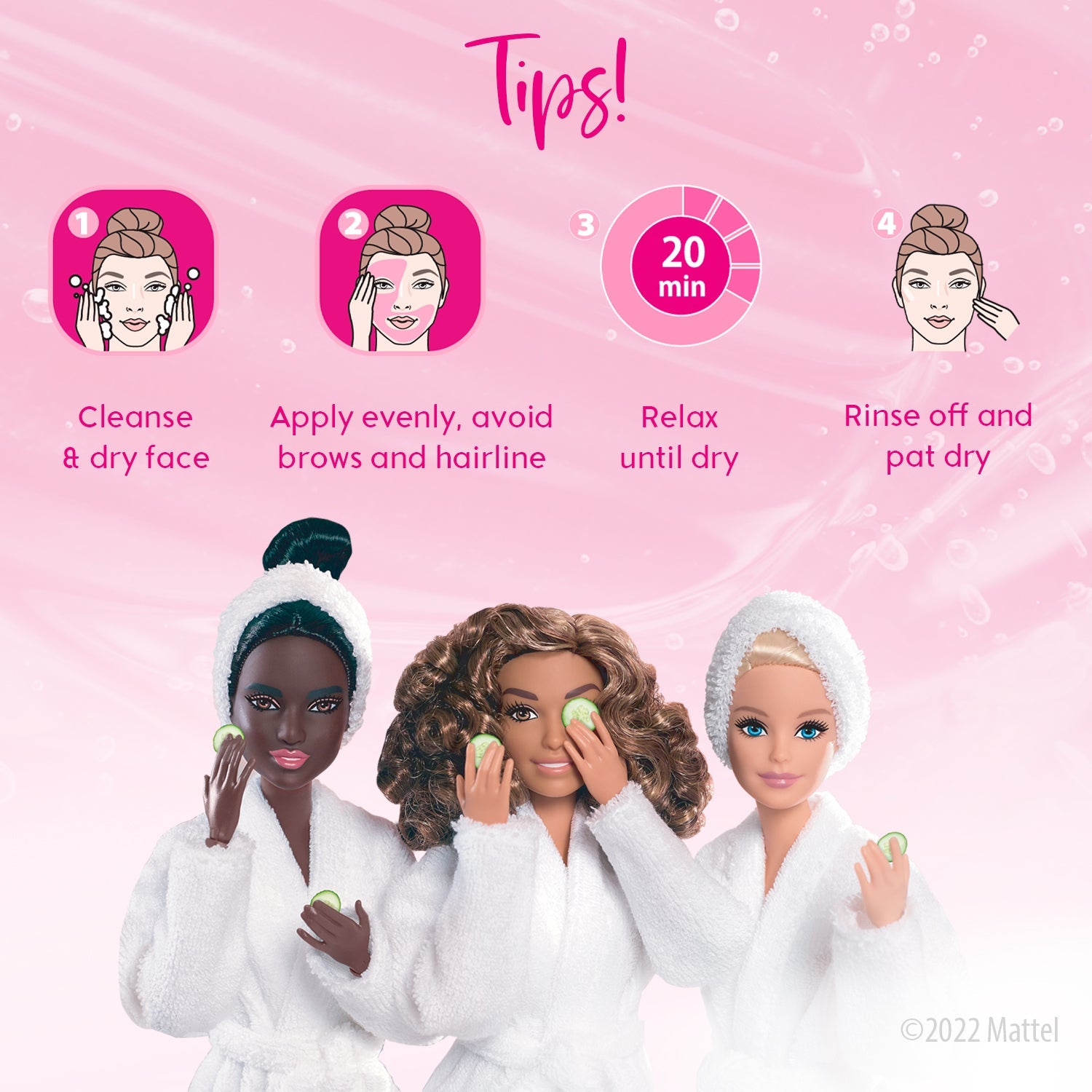7th Heaven Barbie 'You've Got This' Pink Chocolate Clay Mask - Creata Beauty - Professional Beauty Products