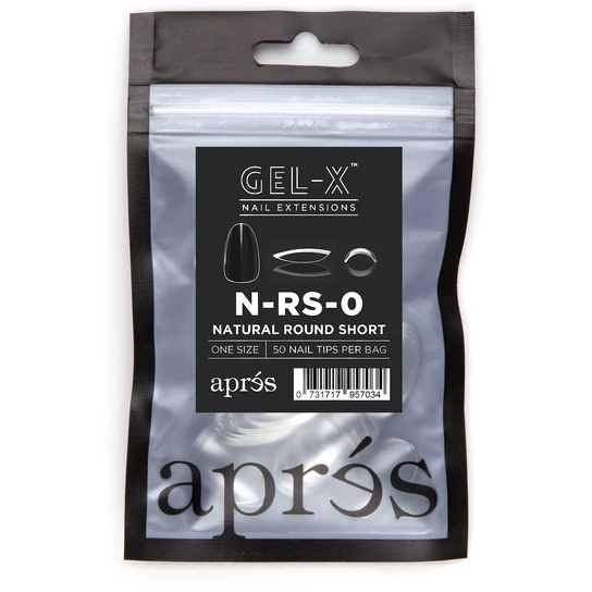 Aprés Nail - Natural Round Short Refill Bags - Creata Beauty - Professional Beauty Products