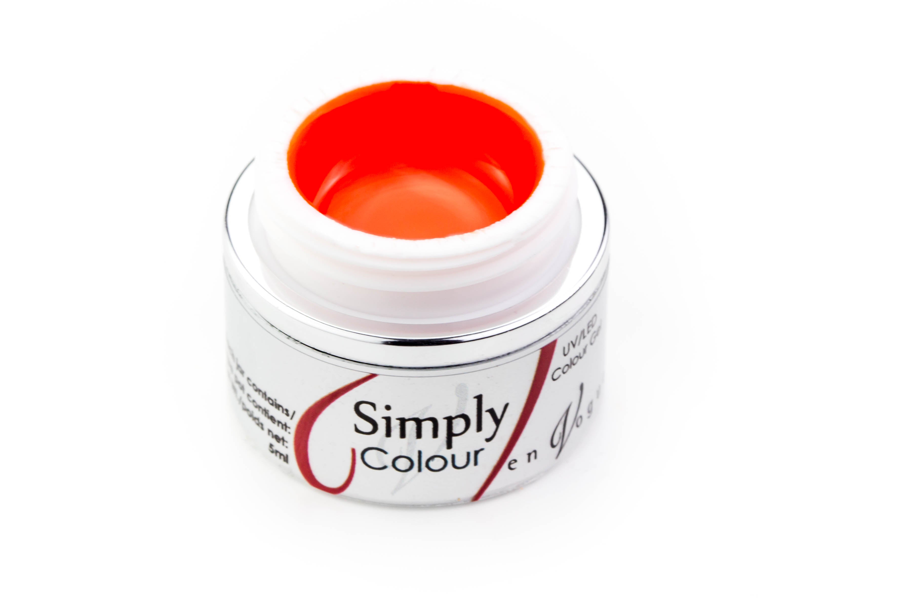 En Vogue Simply Colour Gel - Neon Orange - Creata Beauty - Professional Beauty Products