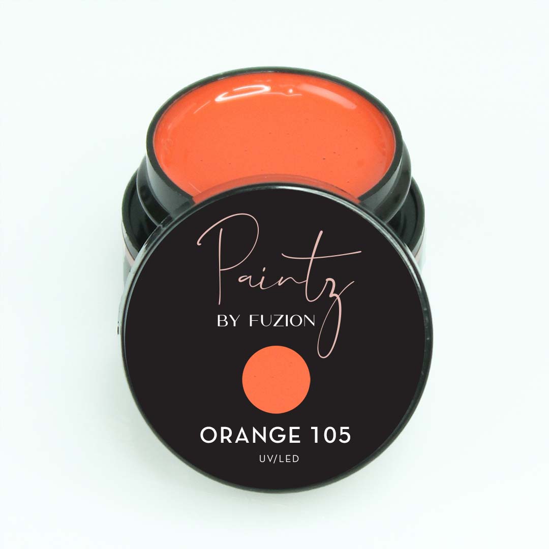 Fuzion Paintz Gel - Orange 105 - Creata Beauty - Professional Beauty Products