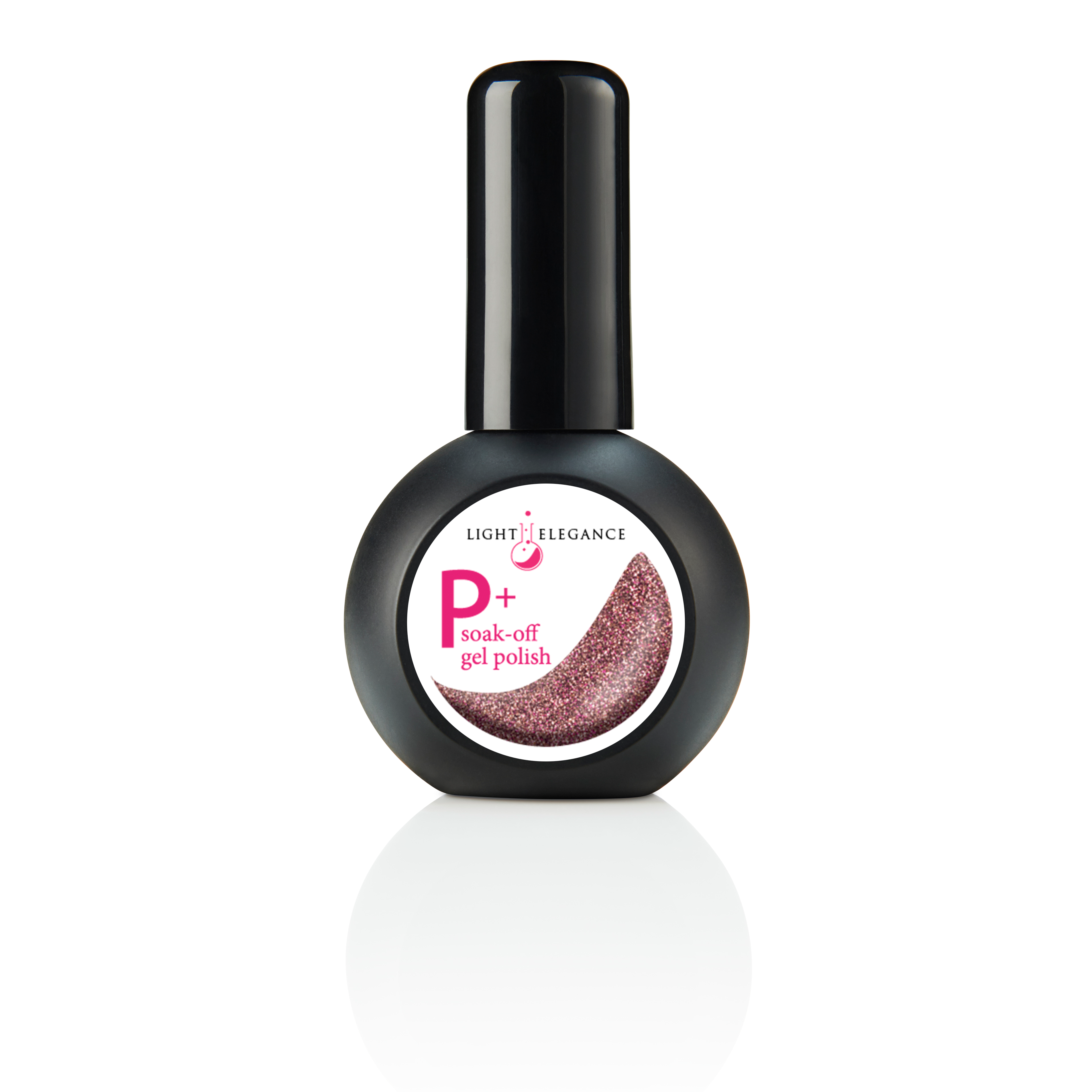 Light Elegance P+ Soak Off Glitter Gel - Anxiously Awaiting - Creata Beauty - Professional Beauty Products