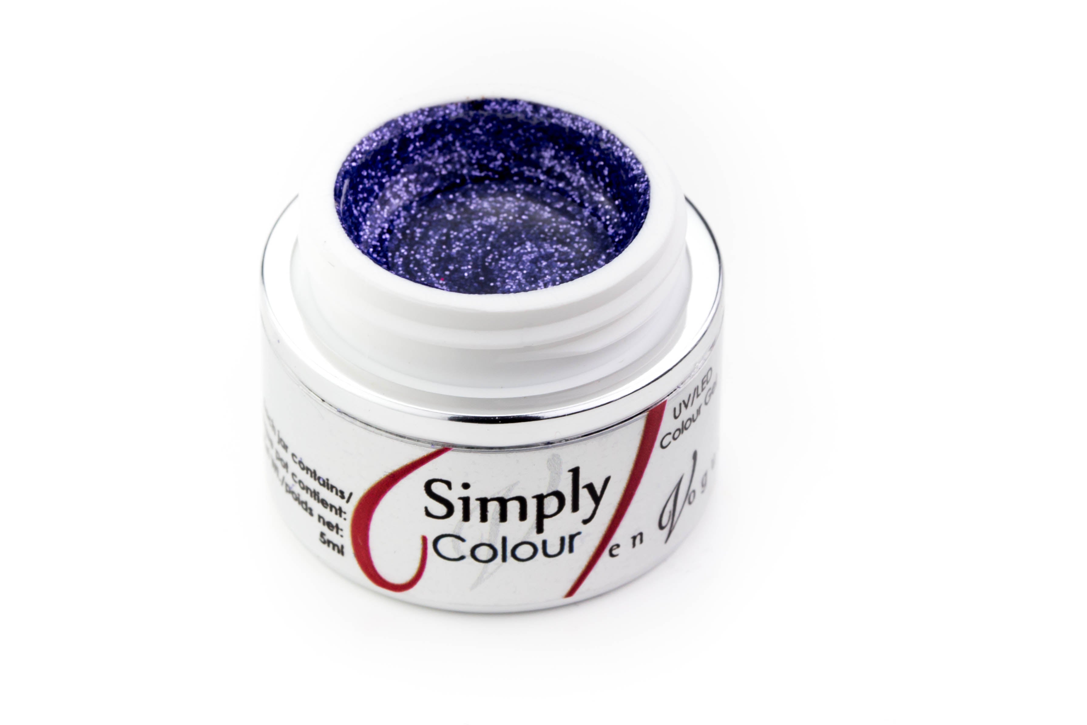En Vogue Simply Glitter Gel - Peritwinkle - Creata Beauty - Professional Beauty Products