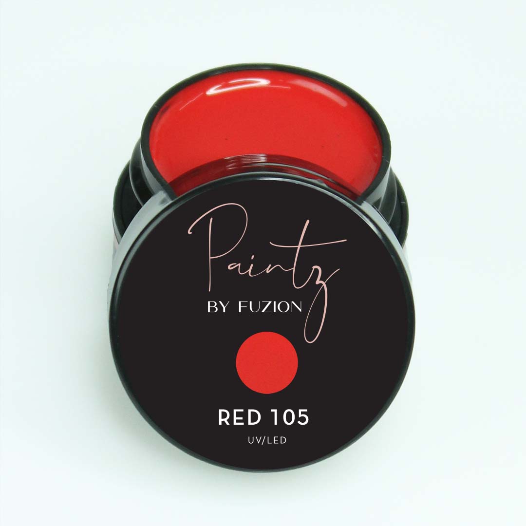 Fuzion Paintz Gel - Red 105 - Creata Beauty - Professional Beauty Products