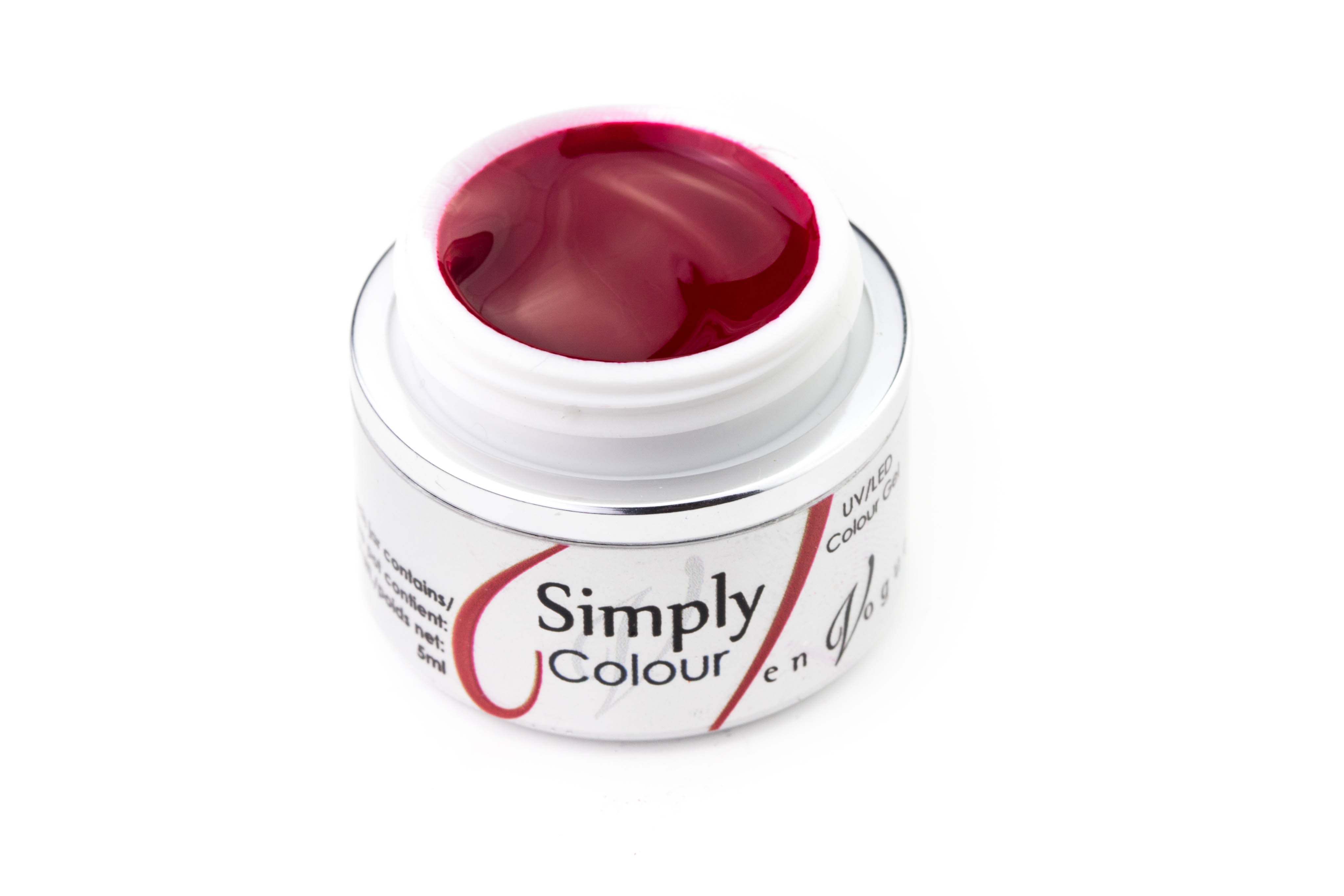 En Vogue Simply Colour Gel - Ruby Red - Creata Beauty - Professional Beauty Products
