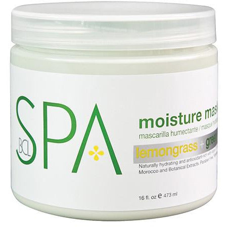 BCL Spa Moisture Mask - Lemongrass & Green Tea - Creata Beauty - Professional Beauty Products