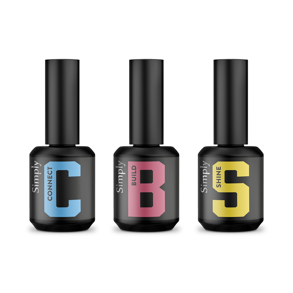 En Vogue Gel - Simply C.B.S. Starter Pack Clear - Creata Beauty - Professional Beauty Products