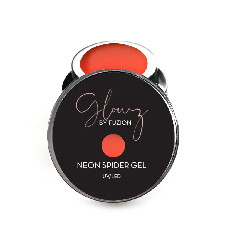 Fuzion Glowz - Neon Spider Gel Orange - Creata Beauty - Professional Beauty Products