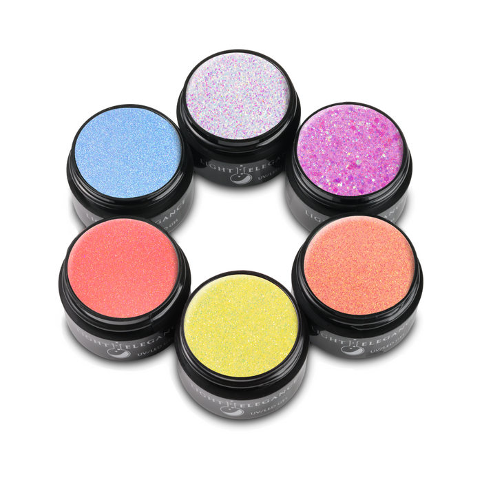 Light Elegance Spring 2023 Glitter Collection - The Candy Shop - Creata Beauty - Professional Beauty Products