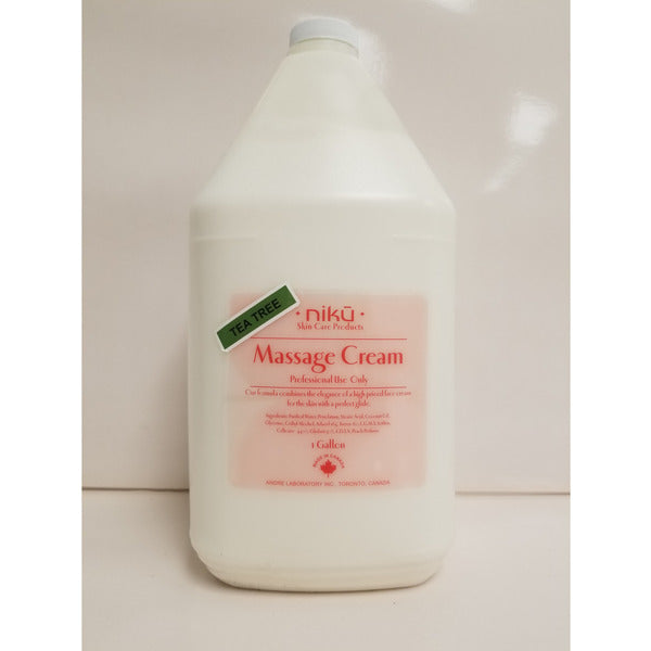 NIKU - Massage Cream Tea Tree - Gallon - Creata Beauty - Professional Beauty Products