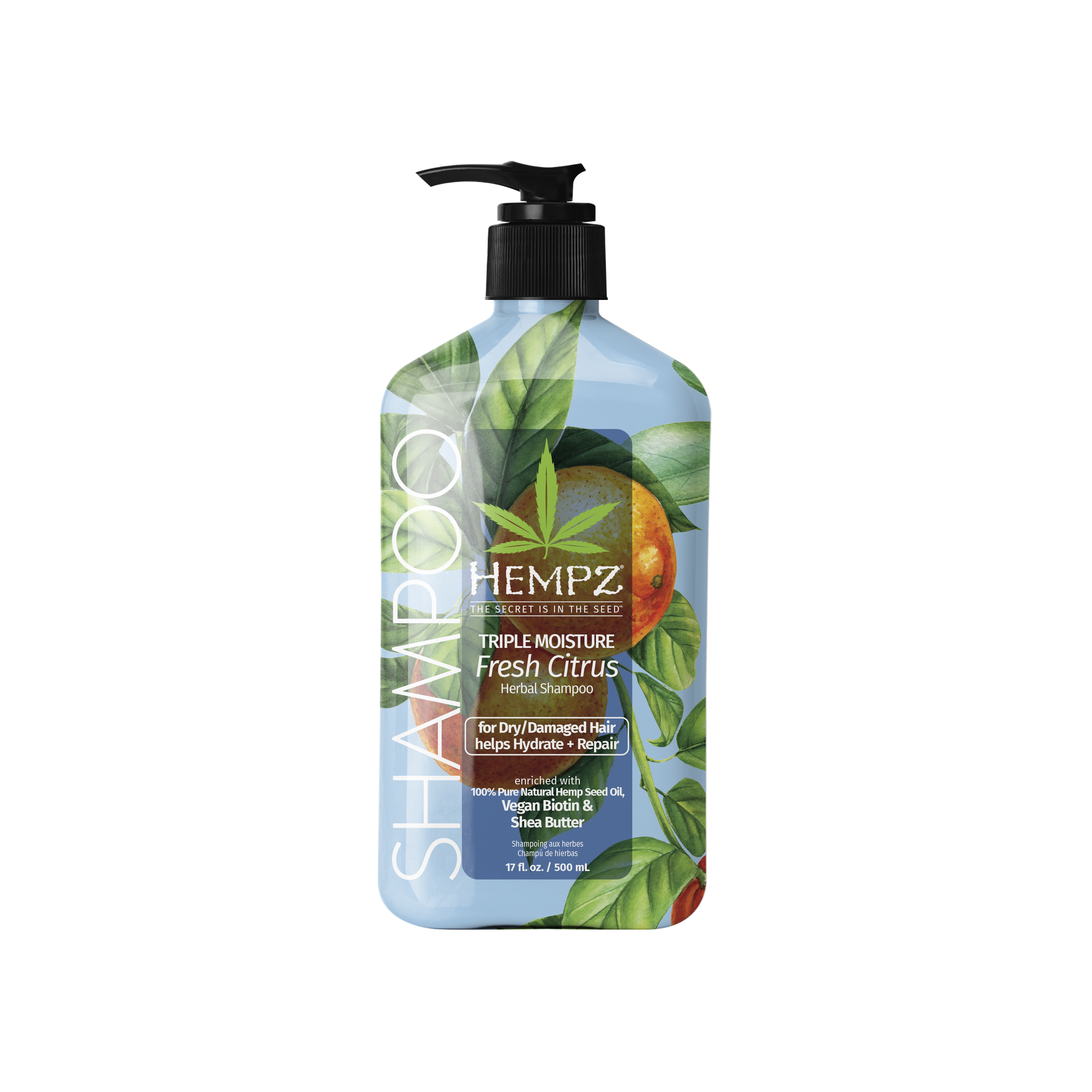 Hempz Triple Moisture Fresh Citrus Herbal Shampoo - Creata Beauty - Professional Beauty Products
