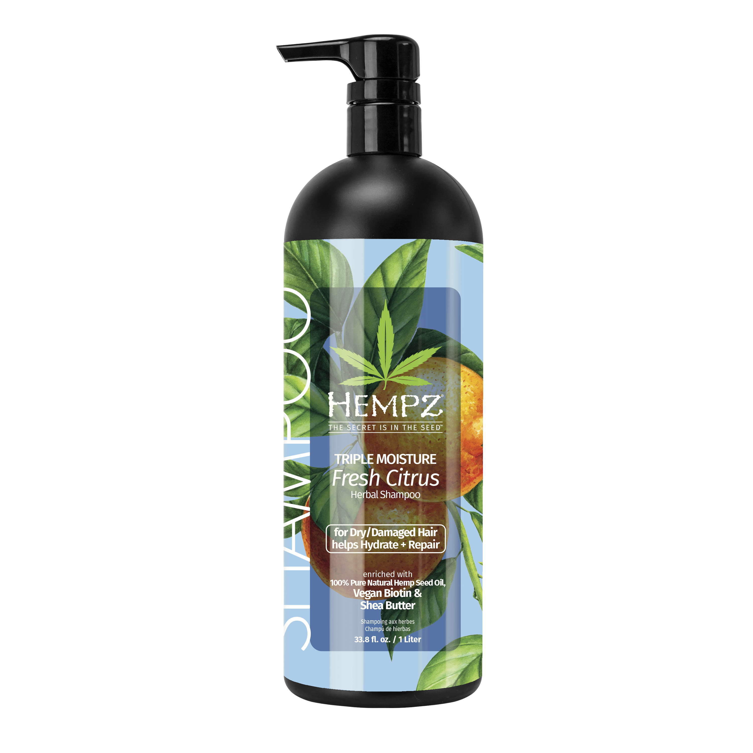 Hempz Triple Moisture Fresh Citrus Herbal Shampoo - Creata Beauty - Professional Beauty Products
