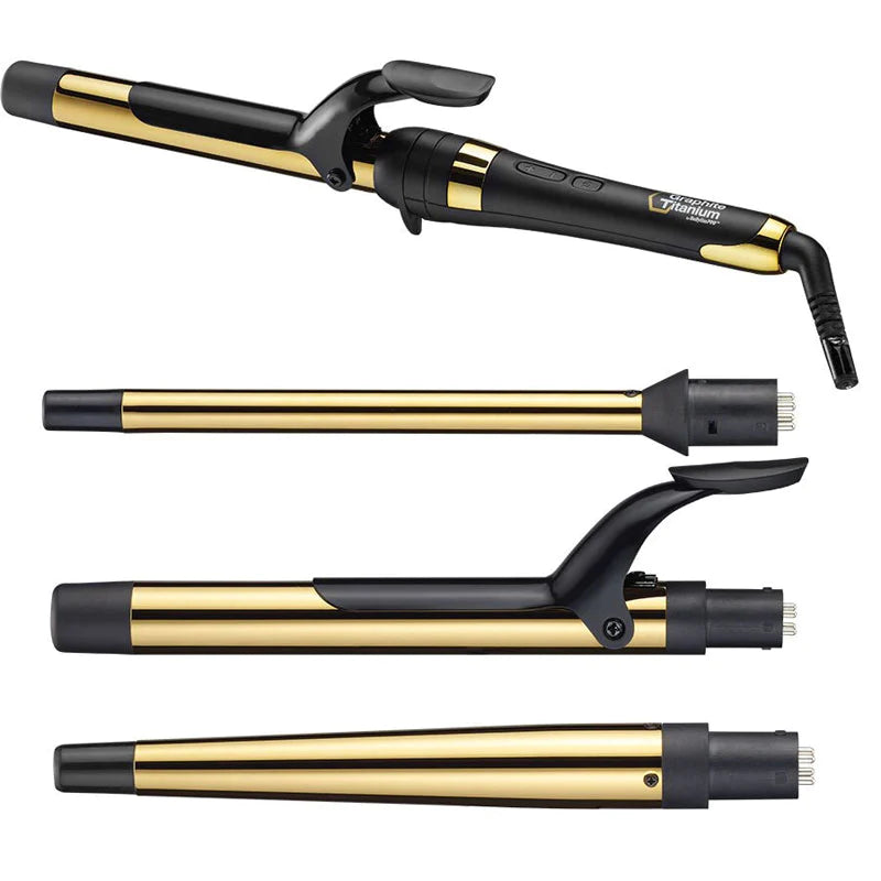 BaBylissPro GXT Graphite Titanium Ionic Curling Set - Creata Beauty - Professional Beauty Products