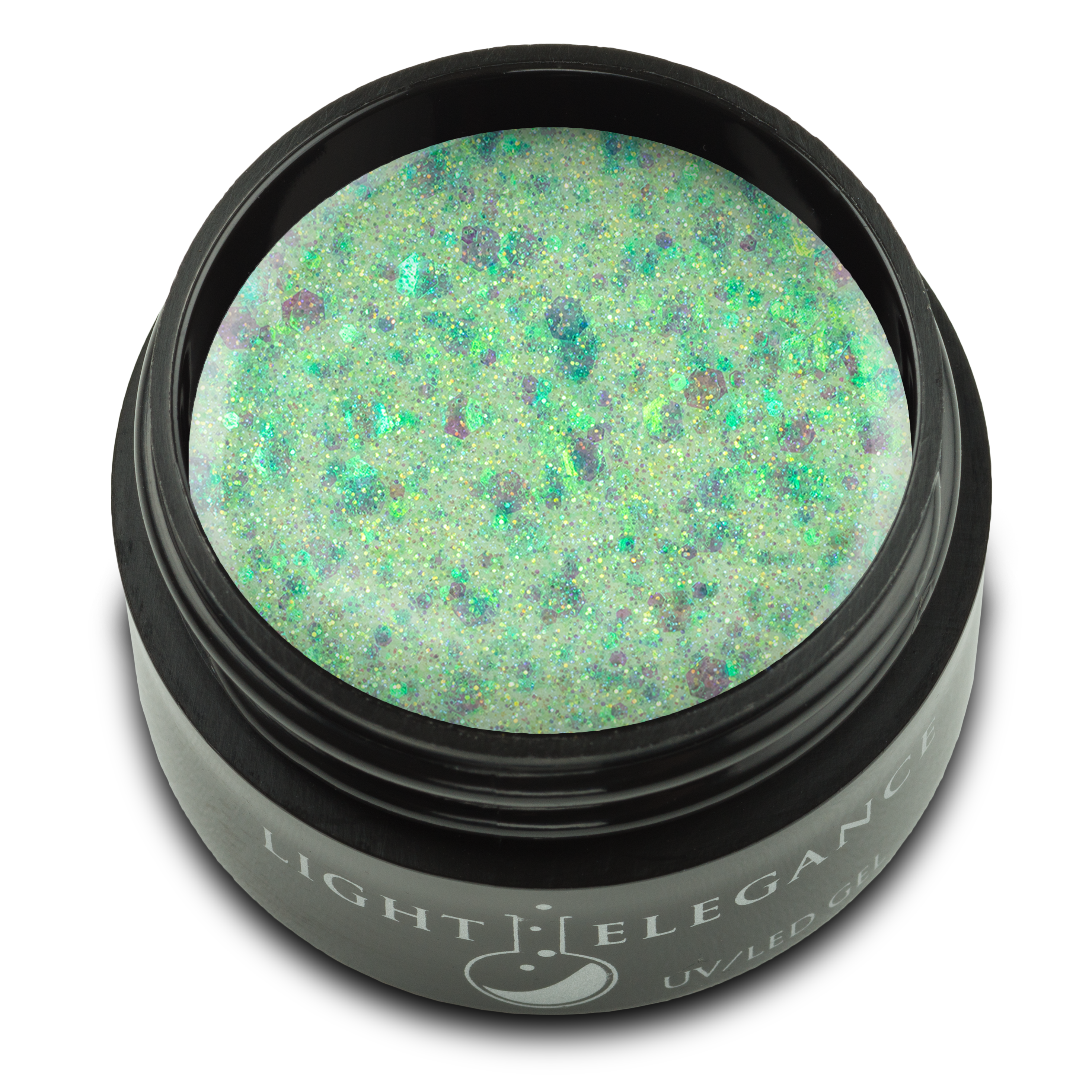Light Elegance Glitter Gel - Creative Chaos - Creata Beauty - Professional Beauty Products