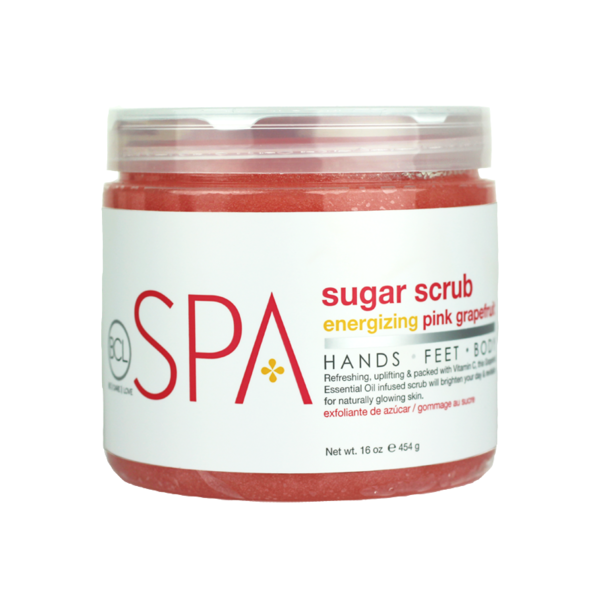 BCL Spa Sugar Scrub - Energizing Pink Grapefruit - Creata Beauty - Professional Beauty Products