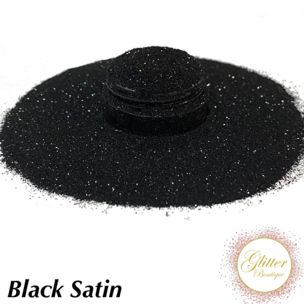 Glitter Boutique - Black Satin - Creata Beauty - Professional Beauty Products