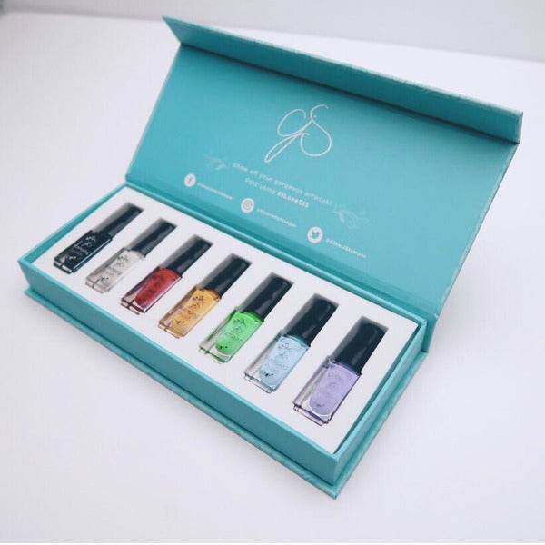 Clear Jelly Stamper Polish Kit - Starter Set (7 colours) - Creata Beauty - Professional Beauty Products