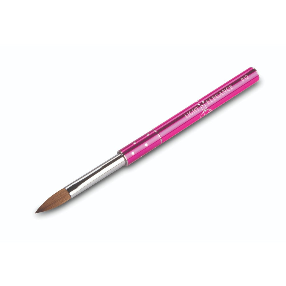 Light Elegance Brush - #12 Kolinsky Acrylic - Creata Beauty - Professional Beauty Products