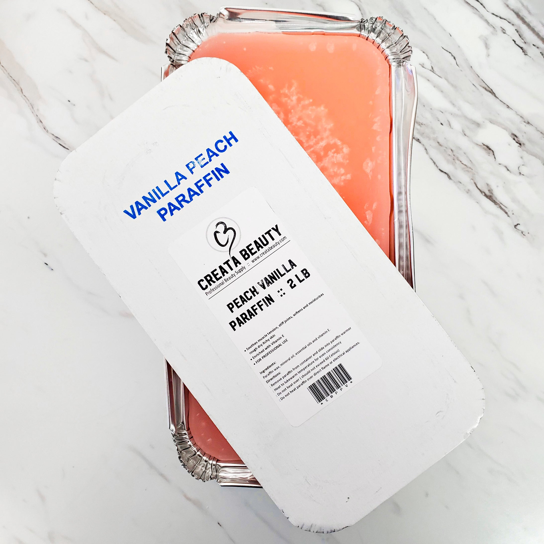 Creata Beauty Paraffin 2lb - Vanilla Peach - Creata Beauty - Professional Beauty Products