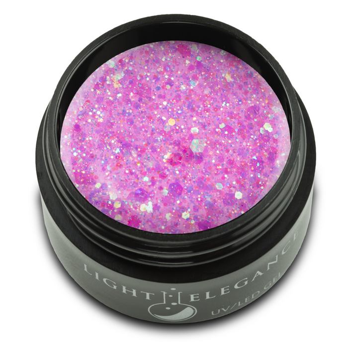 Light Elegance Glitter Gel - Pixie Purple - Creata Beauty - Professional Beauty Products