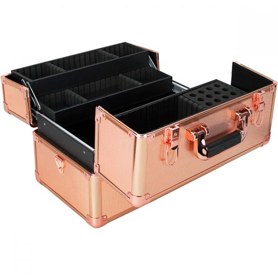 VER Beauty - Rose Gold Dot Pro Case - Creata Beauty - Professional Beauty Products