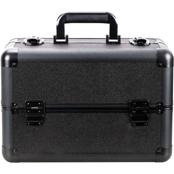 VER Beauty - Black Glitter Professional Cosmetic Case - Creata Beauty - Professional Beauty Products