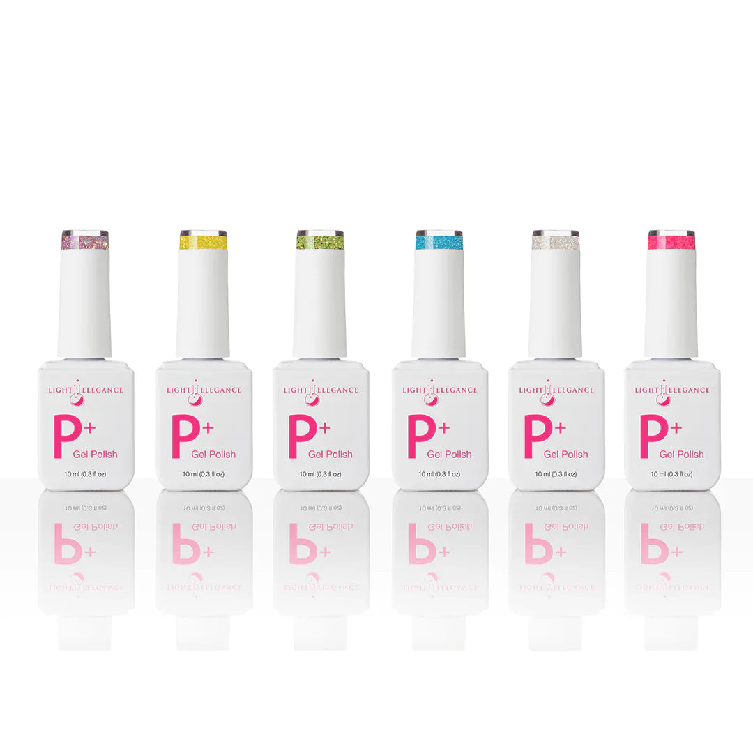 Light Elegance P+ Glitter Polishes