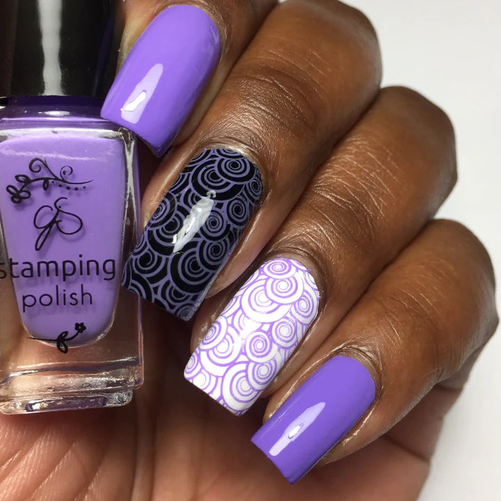 Clear Jelly Stamper Polish - CJS 017 Lynnie Loves Lilac - Creata Beauty - Professional Beauty Products
