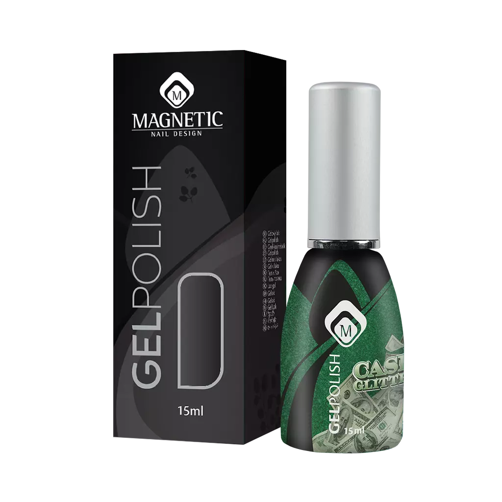 Magnetic Gelpolish Cash Glitter 15 ml - Creata Beauty - Professional Beauty Products