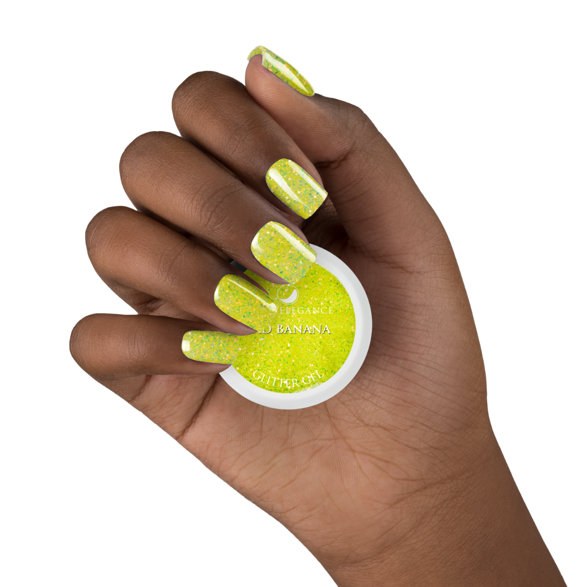 Light Elegance Glitter Gel - Bad Banana :: New Packaging - Creata Beauty - Professional Beauty Products