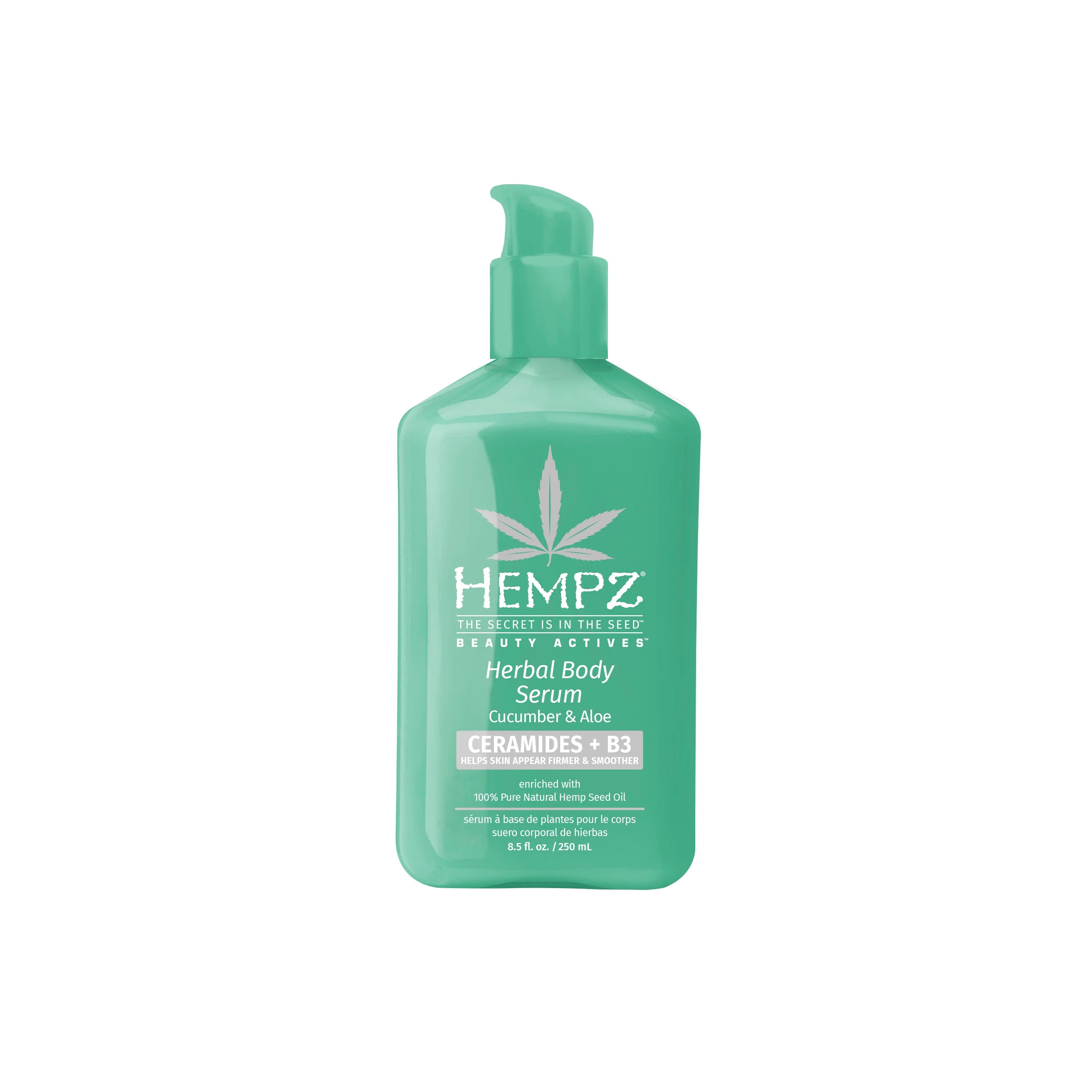 Hempz - Beauty Actives Cucumber & Aloe Herbal Body Serum with Ceramides & B3