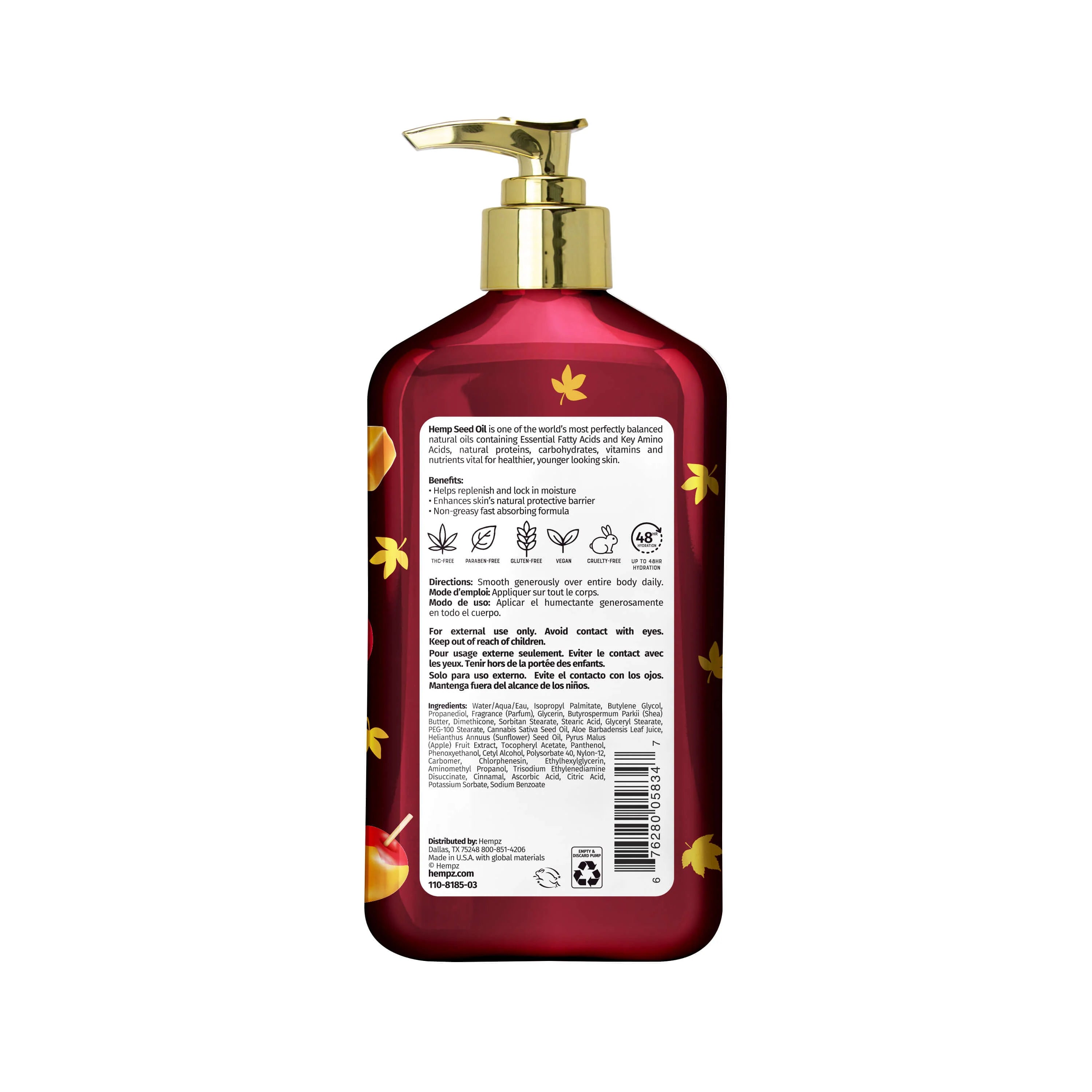 Hempz - Caramel Candy Apple Body Moisturizer