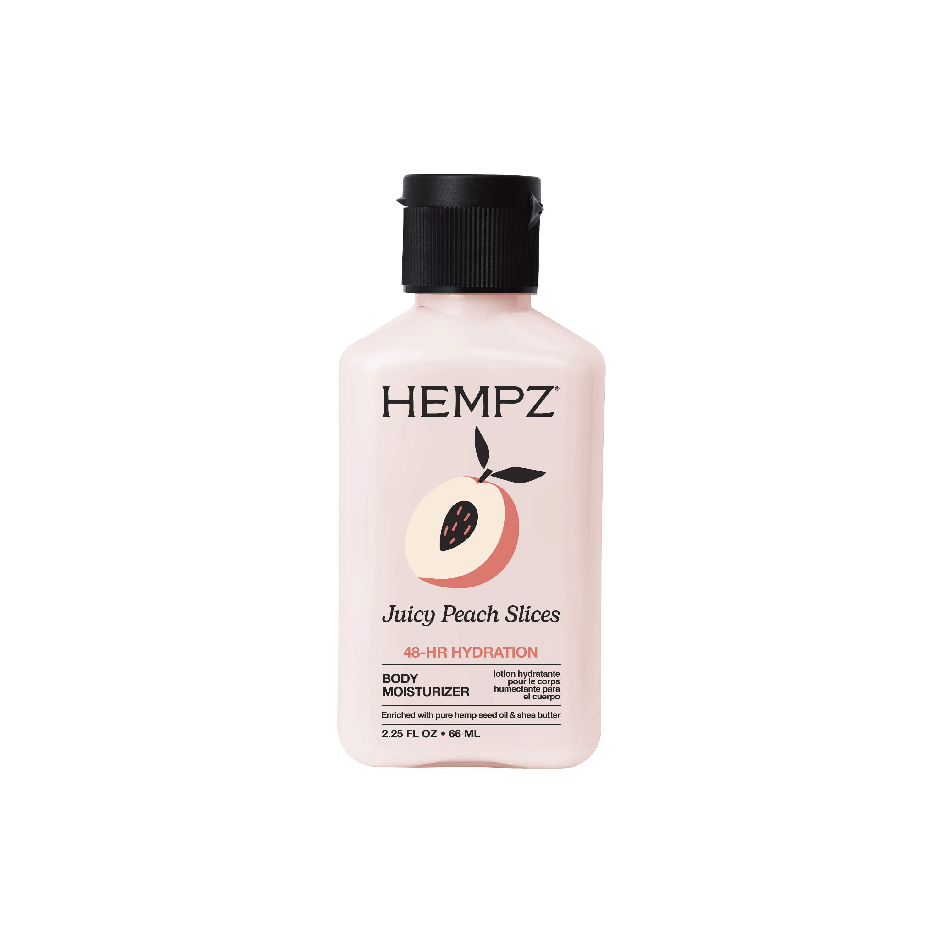 Hempz Travel-Size Juicy Peach Slices Herbal Body Moisturizer