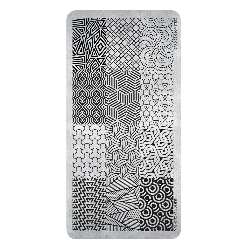 Magnetic Stamp Plate 06 Geometic - Creata Beauty - Professional Beauty Products