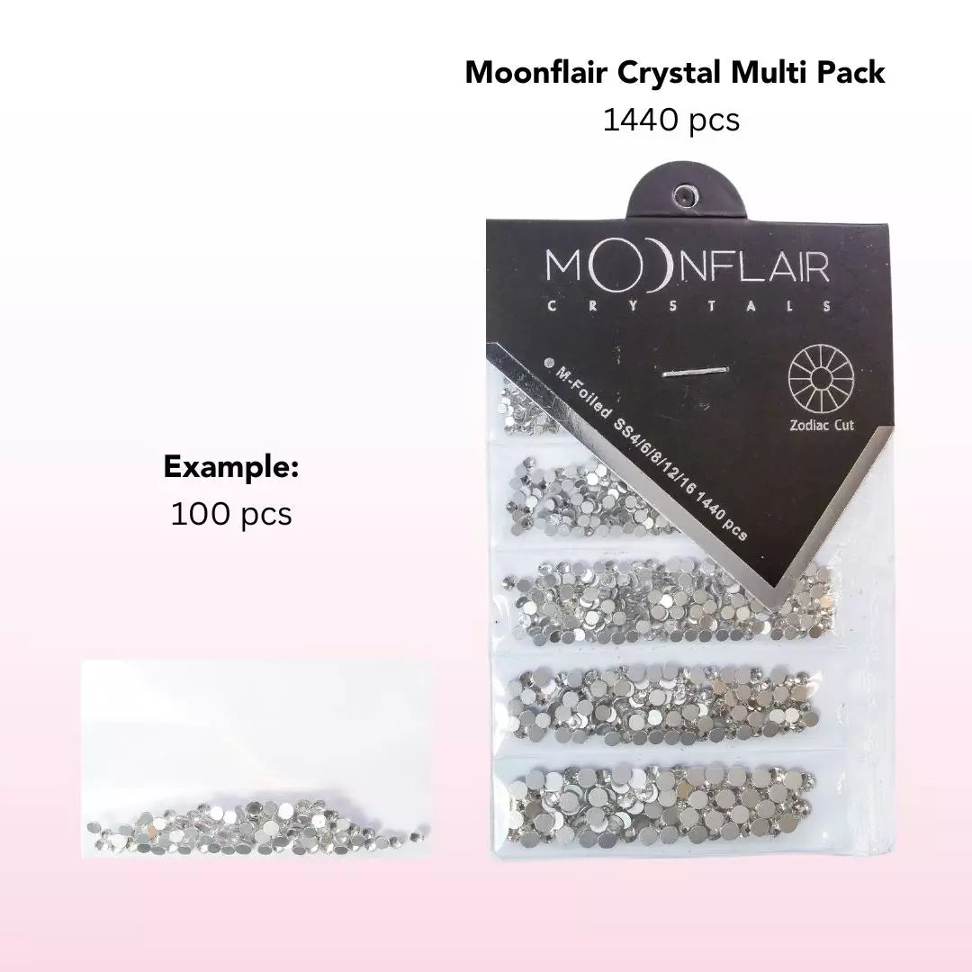 MoonFlair - Crystal 1440 pcs – Multi Pack - Creata Beauty - Professional Beauty Products