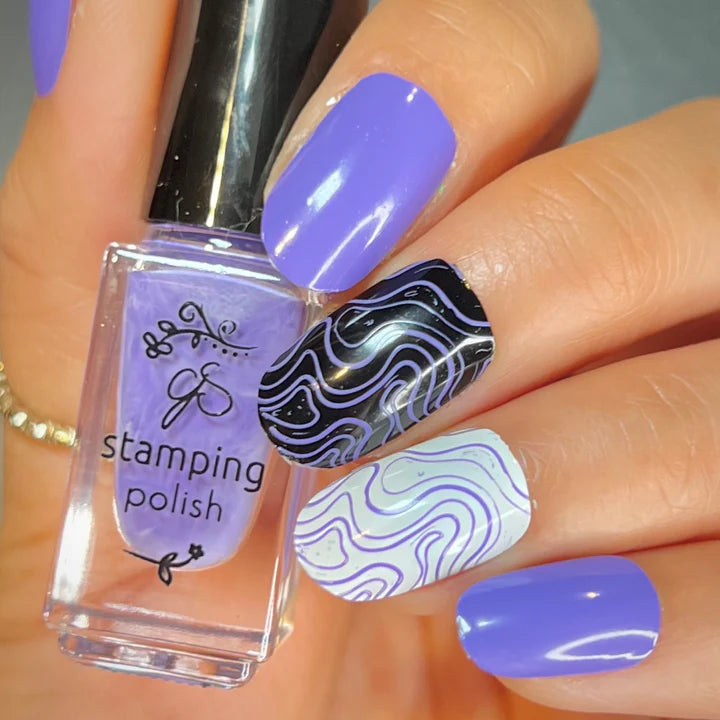 Clear Jelly Stamper Polish - CJS 017 Lynnie Loves Lilac - Creata Beauty - Professional Beauty Products